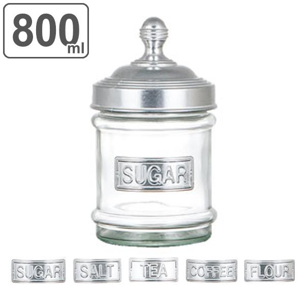 保存容器 ネームプレート付き ガラス製 800ml ダルトン DULTON