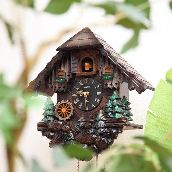 【レトロ カッコー時計 鳩時計風 壁掛け時計】 掛け時計 鳩時計 カッコー時計 カッコーメルビル （ 壁掛け時計 振り子