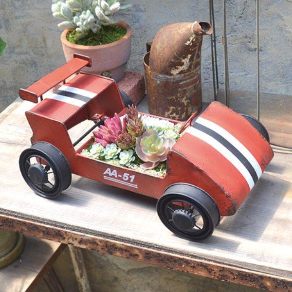 プランター 屋外 ゴーカート 幅31 奥行 高さ15cm 置き型 自動車 フラワーポット 植木鉢 お弁当グッズのカラフルボックス 通販 Yahoo ショッピング