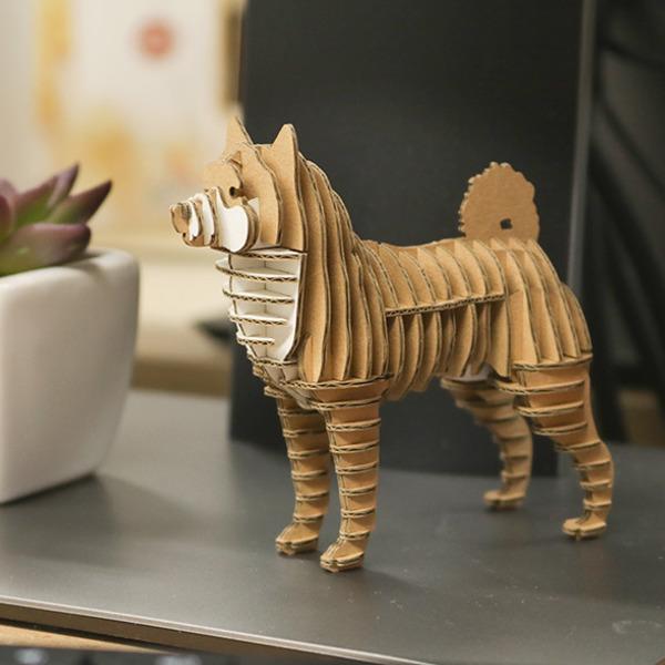 柴犬 パズル 犬 紙製 Gridシリーズ 立体パズル 組立 工作キット ペパークラフト ペーパーアート キット 動物 お弁当グッズのカラフルボックス 通販 Yahoo ショッピング