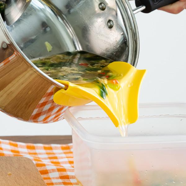 鍋 フライパン ボール 注ぎ口 おちょぼぐち シリコン 食洗機対応 なべ ボウル 湯切り 水切り 汁もの 汁物 便利グッズ シリコン製 お弁当グッズのカラフルボックス 通販 Yahoo ショッピング
