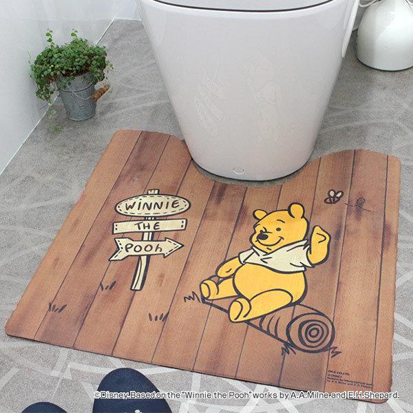 トイレマット 55 60ｃｍ 拭ける ディズニー 拭いてお手入れするマット くまのプーさん プーさん キャラクター マット Pvc お弁当グッズのカラフルボックス 通販 Yahoo ショッピング