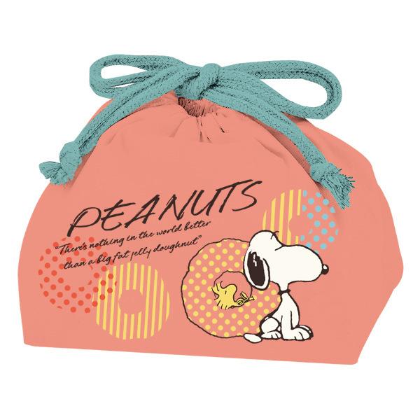 ランチバッグ 弁当袋 巾着袋 Peanuts スヌーピー Doughnut Life Snoopy お弁当袋 お弁当入れ ランチ巾着 子供 お弁当グッズのカラフルボックス 通販 Yahoo ショッピング