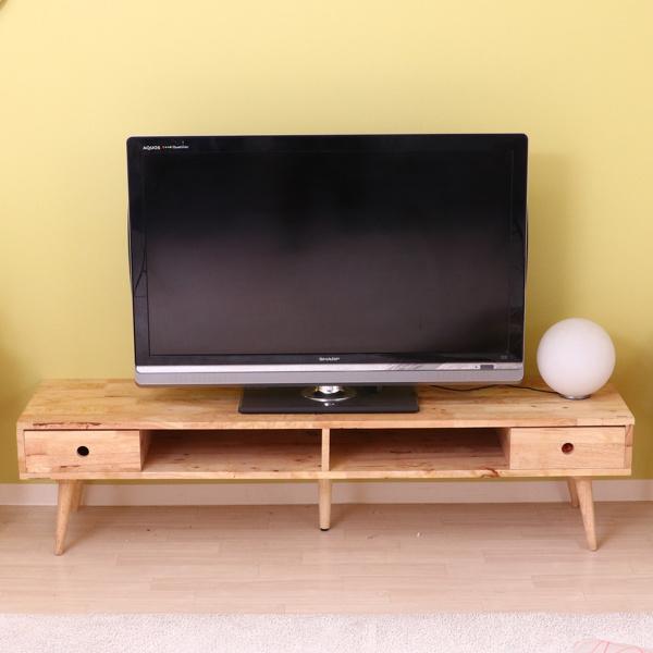 直接取引　木製テレビ台 引き出し付き ナチュラルウッド 楽天市場】テレビ台 北欧 天然木 ブナ材 無垢材 TVボード