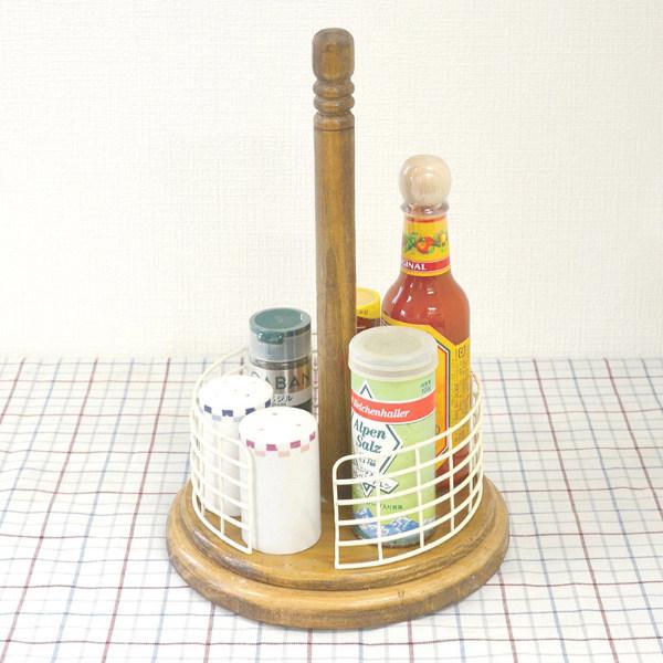 調味料ラック スパイスアンドペーパーホルダー キッチンペーパーホルダー スパイスラック ペーパーホルダー 木製 置き型 キッチンラック 3474 お弁当グッズのカラフルボックス 通販 Yahoo ショッピング