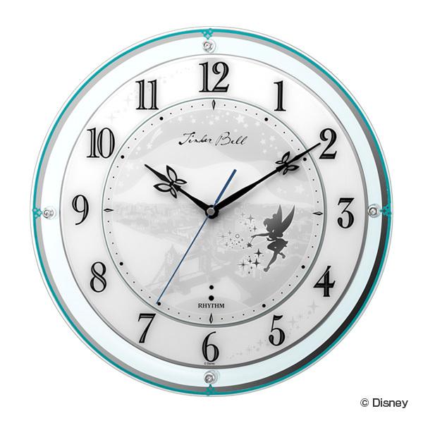 掛け時計 ティンカー ベル 電波時計 時計 ディズニー 壁掛け時計 電波 掛時計 壁掛け 3496 お弁当グッズのカラフルボックス 通販 Yahoo ショッピング