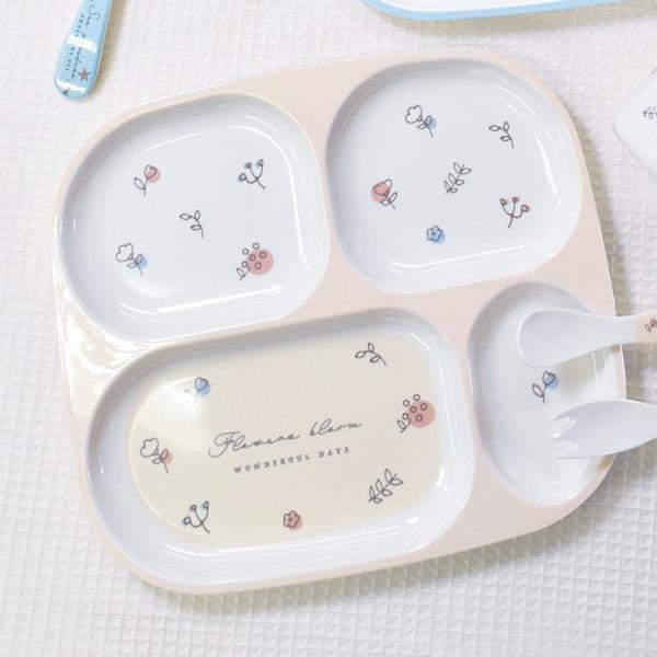 ランチプレート 仕切り皿 子ども用 Flower メラミンプレート ベビー Nenne Futurum ベビー食器 プレート 割れにくい お弁当グッズのカラフルボックス 通販 Yahoo ショッピング