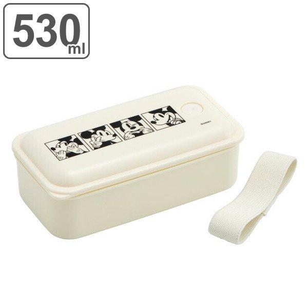 お弁当箱 1段 抗菌 530ml パッキン一体型 ふわっと ミッキーマウス ミッキー 弁当箱 ランチボックス 弁当 食洗機対応 レンジ対応 お弁当グッズのカラフルボックス 通販 Yahoo ショッピング