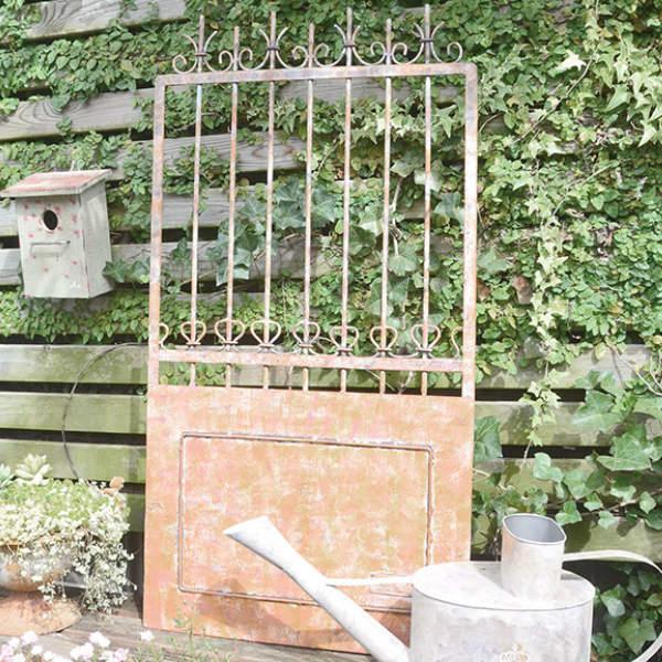 アイアン　ゲート　フェンス　ガーデニング ガーデンフェンス シャビーアイアンゲート ガーデニング用品
