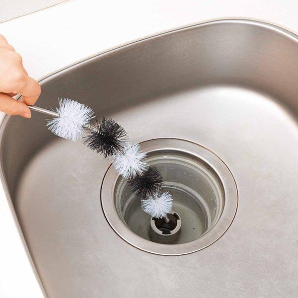 ブラシ 排水管 掃除 洗面台 毛詰まり パイプ職人 5連 髪の毛 垢汚れ 排水管ブラシ パイプクリーナー 排水口 排水パイプ 詰まり お弁当グッズのカラフルボックス 通販 Yahoo ショッピング