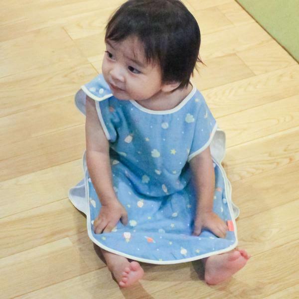 サイズ/身幅：約40cm着丈：約60cm内容量/1枚材質/綿100％（表地：ガーゼ1重、裏地：パイル）生産国/日本製洗濯/洗濯機使用可能乾燥機/使用不可●お子さまの快適な睡眠をサポートしてくれるスリーパーです。●パジャマと布団の機能を合わせ...