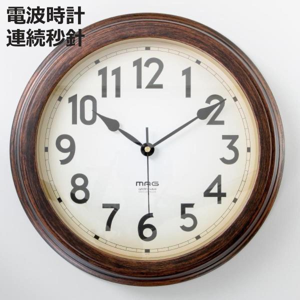 ノア精密 掛け時計 MAG 電波 大正館 アナログ ( 電波時計 ノア精密 掛け時計 MAG 電波 大正館 アナログ ( 電波時計