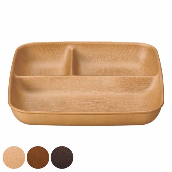 サイズ/約幅25×奥行25×高さ4cm内容量/1枚材質/PET、ABS種類/ナチュラル、ブラウン、ダークブラウン生産国/日本製食器洗い乾燥機/使用可能電子レンジ/使用可能●マルチに使えるスクエアランチプレート25cm●クリーンコート機能●幅...