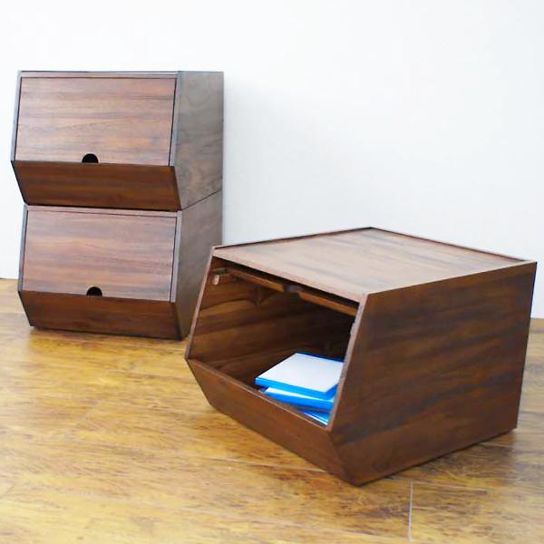 木製小物入れ 小物収納 ボックス ウェービー ミニ 木製 （ 収納ケース 収納ボックス