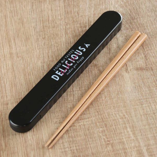 サイズ/約幅21×奥行3×高さ1.7cmお箸：約長さ19.5cm重量/約50g内容量/1個（お箸、箸箱）材質/お箸：天然木箸箱蓋：AS樹脂箸箱本体：ポリプロピレン生産国/日本製パーツ別耐熱温度/箸箱蓋：80度箸箱本体：120度食器洗い乾燥機...