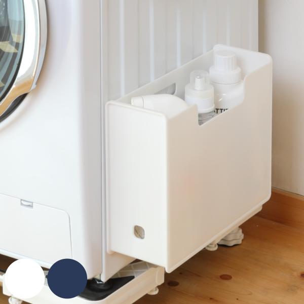 サイズ/約幅11.2×奥行33×高さ25.4cm内容量/1個材質/ポリプロピレン種類/ホワイト、ディープブルー生産国/日本製耐荷重/約4kg●ハンガーや洗濯洗剤のボトルなどを整理整頓出来る収納ボックスです。●背面に強力マグネットが付いていま...