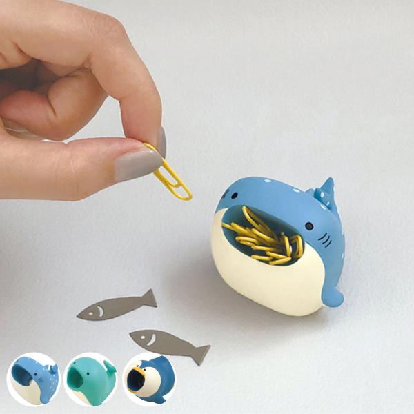 サイズ/ジンベイザメ：約幅5.5×奥行6.2×高さ5.2 (cm)、重量 約113gイルカ：約幅5×奥行6.3×高さ5.3 (cm)、重量 約91gペンギン：約幅5.3×奥行6.5×高さ5 (cm)、重量 約116g内容量/1個材質/ポリレ...