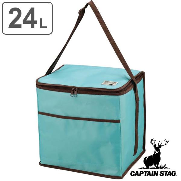 保冷バッグ 24L クーラーバッグ CSシャルマン キャプテンスタッグ （ CAPTAIN STAG 折りたたみ 保冷 ソフトクーラー コンパクト 24リットル ）