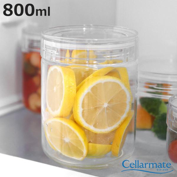 サイズ/約高さ14cm胴径：約10.2cm、口径：約8.5cm容量/約800ml内容量/1個材質/本体：ソーダライムガラスフタ：トライタンパッキン：エラストマーフタ・パッキン：BPAフリー生産国/日本製パーツ別耐熱温度/フタ：100度、パッ...