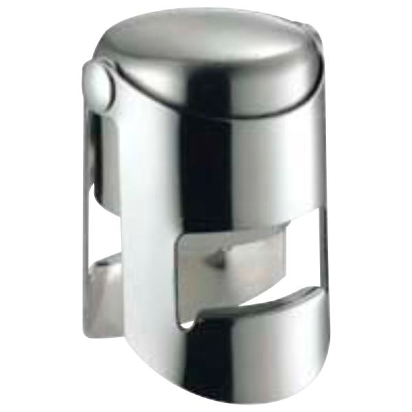 サイズ/約幅5.6×奥行4×高さ4cm内容量/1個材質/スチールニッケルメッキ・シリコーンゴム・ABS樹脂生産国/中国製お届け梱包数/1個口●シャンパンの爽やかな泡立ちを保つためのシャンパンストッパーです。●専用のストッパーがあると翌日も炭...