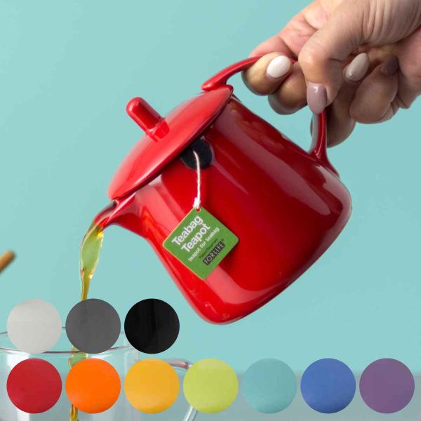 サイズ/約幅13.3×奥行10.1×高さ12cm重量/約396g容量/約354ml内容量/1個材質/ポット、蓋：鉛フリー、高温焼成硬質陶器種類/レッド、キャロット、マンダリン、ライム、ターコイズ、ブルー、パープル、ホワイト、グレー、ダークグ...