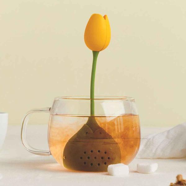 ティーストレーナー 16.5cm OTOTO シリコーン （ 食洗機対応 ストレーナー 茶こし ティーインフューザー ）