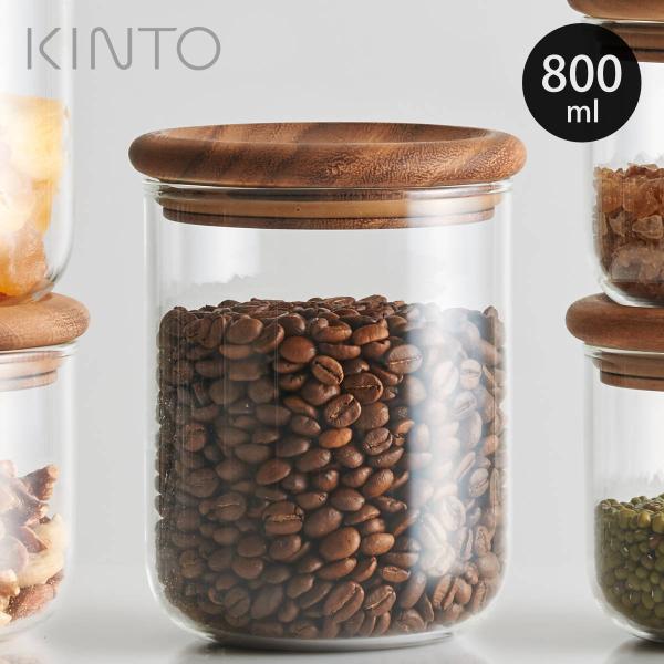 サイズ/約高さ14cm直径：約11cm重量/約320g容量/約800ml内容量/1個材質/本体：耐熱ガラスフタ：天然木（アカシア、オイル仕上げ）パッキン：シリコーンゴム原産国/本体・パッキン：中国製、フタ：タイ製パーツ別耐熱温度/本体：12...