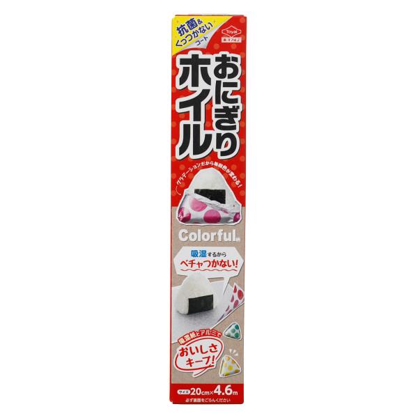 サイズ/約幅20cm×長さ4.6m内容量/1個材質/アルミニウム箔、グラシン紙（抗菌コート）生産国/日本製電子レンジ/使用不可●アルミ箔に吸湿紙を貼り合わせているので、おにぎりのベチャつきやパサつきを防ぎます。●内面にはおにぎりがくっつきに...