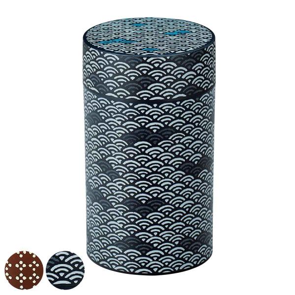 茶筒 650ml 大 小花 HAKOYA （ おしゃれ 日本製 小型 お茶容器 茶葉容器 保存容器 保存缶 茶缶 お茶缶 キャニスター 保存 容器 ）