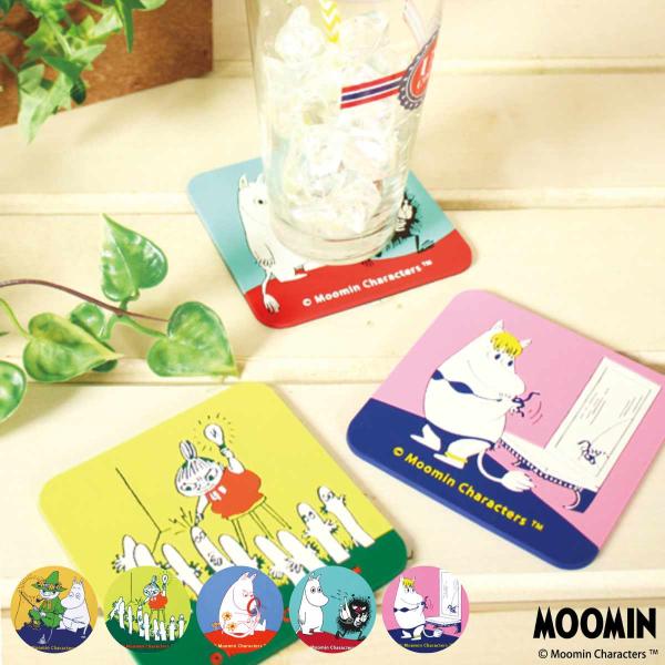 入手困難‼️激レア‼️ムーミン コースターセット ４枚入り Moomin Arabia からのフェスティブ モーメント ムーミン コースター 4