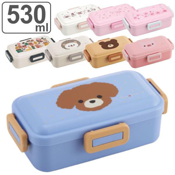 サイズ/約幅18.6×奥行10.8×高さ6.2cm容量/約530ml内容量/1個（本体、仕切り）材質/蓋：AS樹脂本体・止め具・仕切り：ポリプロピレンパッキン：シリコーンゴム種類/Pomponsブタ、Pomponsクマ、Pomponsイヌ、...