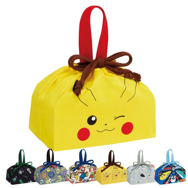 サイズ/約幅29×奥行12×高さ16.5cm内容量/1枚材質/綿100％種類/Ｍｉｎｅｃｒａｆｔ、スプラトゥーン3、スーパーマリオ23、ピカチュウF23、プラレール23、めがねうさぎ、ノラネコぐんだん生産国/日本製●お弁当箱を入れるのに便利...