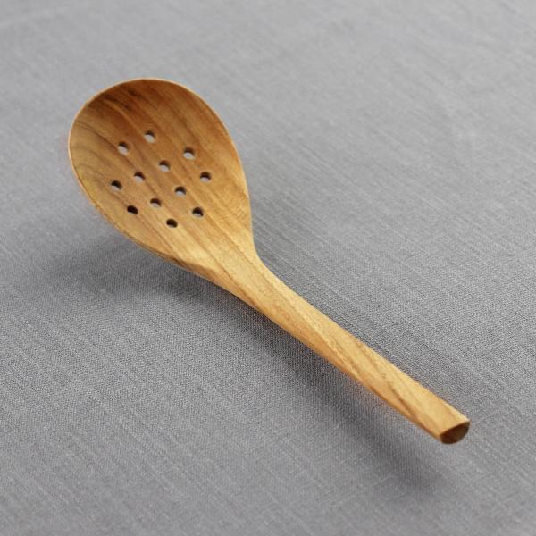 豆腐すくい 木製 KOTOKOTO 穴あきお玉 （ ことこと おたま レードル 穴開きお玉 天然木 ）