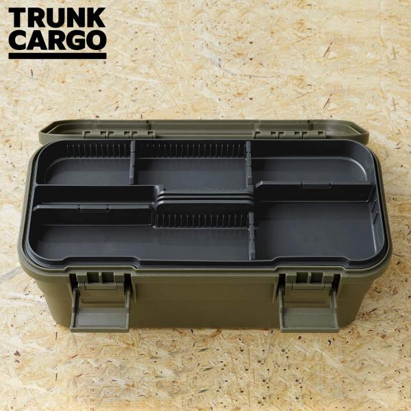 他サイト： トレー トランクカーゴ スタックカーゴ S-4 S-6 専用 トレーS （ トレイ パーツ オプション 部品 仕切り付き 仕分け 対応 ）の商品画像