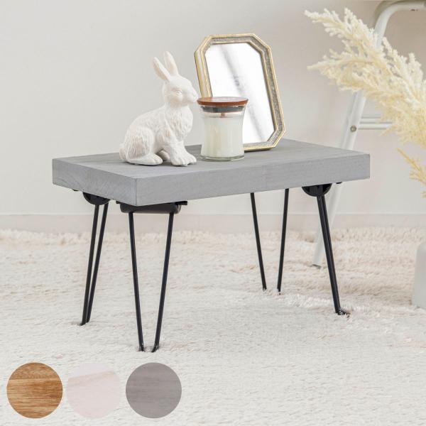 サイズ/約幅38×奥行22×高さ24cm内容量/1個材質/ウッド、アイアン種類/ナチュラル、ホワイト、グレー生産国/中国製耐荷重/約10kg●観葉植物を飾れる木製プランタースタンド【レクト】です。●ナチュラルな天然木の天板とモダンテイストな...