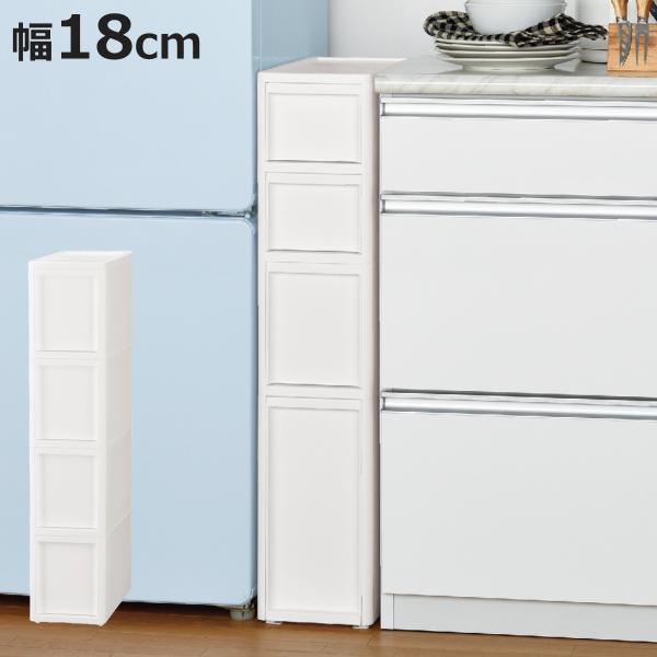 サイズ/約幅18×奥行40×高さ85cm内容量/1台材質/ポリプロピレン種類/Ｍ4段、S2段M1段L1段生産国/日本製引き出し1段あたり耐荷重/Ｍ4段：（各段）約3kgS2段M1段L1段：（S）約2kg（M）約3kg（L）約10kg天板耐荷...