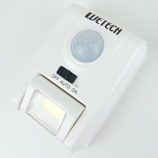 室内用 センサーライト COB 常時点灯 センサー点灯 クローゼット 押し入れ （ 照明 ライト LED 電池式 人感センサー 室内 防災 停電 災害 便利 ）