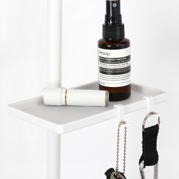 サイズ/約幅15×奥行11.6×高さ3cm重量/約40g内容量/1個材質/本体、固定カバー：PP滑り止め：TPE生産国/日本製耐荷重/約700g適合品番/TCR-1WHTCR-2WHTCR-3WH●わずかなスペースを活かして収納場所をつくれ...