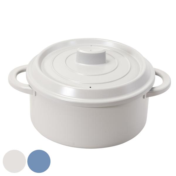 サイズ/約幅23×奥行18.5×高さ12cm重量/約295g内容量/1個材質/ポリプロピレン種類/ブルー、グレー生産国/日本製電子レンジ/使用可能●材料と調味料を入れて電子レンジで加熱するだけで、簡単に調理できる電子レンジ調理器です。●フラ...