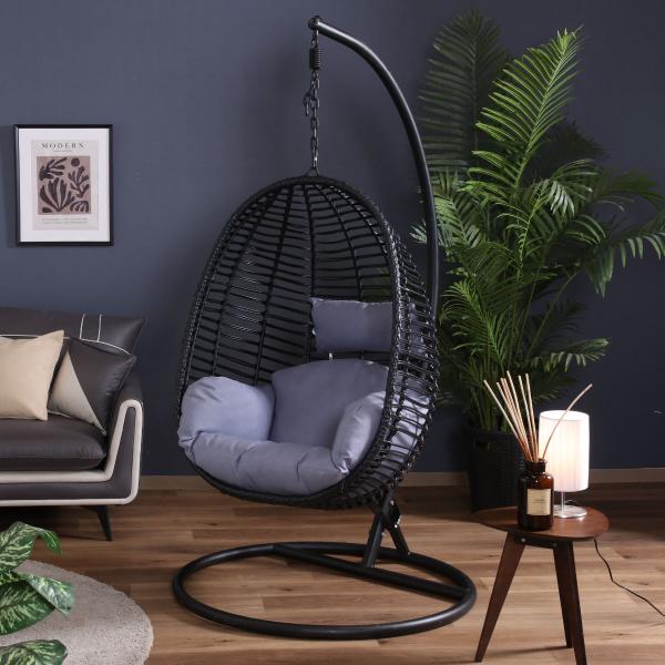 サイズ/約幅105×奥行125×高さ186cm座面高：約50cmバスケット：約幅80×奥行69×高さ111cm重量/約22.5kg内容量/1台材質/構造部材：金属（鋼）（粉体塗装）、ポリエチレンクッション：ポリエステル、ウレタンフォーム生産...