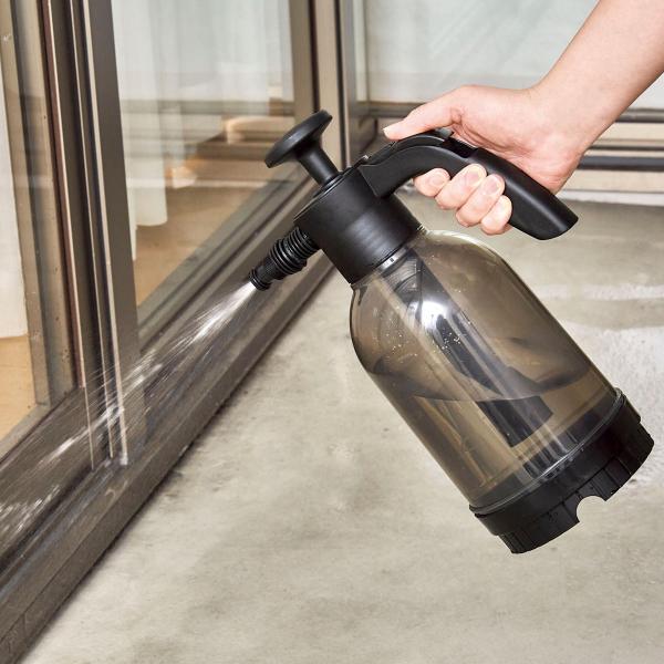 サイズ/約幅22×奥行13.5×高さ32cm容量/約2L内容量/1個付属品：泡用・水用ノズル×各1、泡用フィルター×2、ホース×2、パッキン×2、取扱説明書材質/本体：ポリプロピレンホース：ポリエチレン生産国/中国製●水道が近くになくても使...