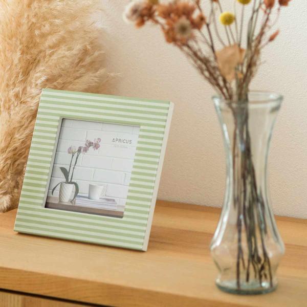 フォトフレーム アプリクス 19×19cm スクエア グリーン （ フォト