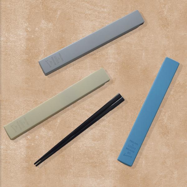 サイズ/約幅2.8×奥行20.5×高さ1.4cm箸：19.5cm重量/約55g内容量/1個（箸、箸箱）材質/ケース蓋：ABS樹脂ケース本体:ポリプロピレン箸:AS樹脂種類/ブルー、グレー、ベージュ生産国/日本製食器洗い乾燥機/部品によって使...
