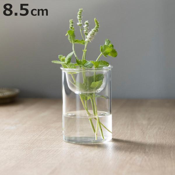 花瓶 MINI BULB VASE 水栽培ガラスベース 8.5cm 水耕栽培 （ 花器 ガラス おしゃれ フラワーベース 一輪挿し 花 クリア ）