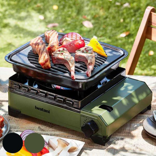 サイズ/約幅34.1×奥行28.3×高さ12.9cm重量/約2.4kg内容量/1個付属品：専用キャリングケース材質/本体：鋼板トッププレート、ごとく： ホーロー用鋼板バーナー：鋼板（(ステンレス）点火つまみ：ABS樹脂収納ケース：PE種類/...