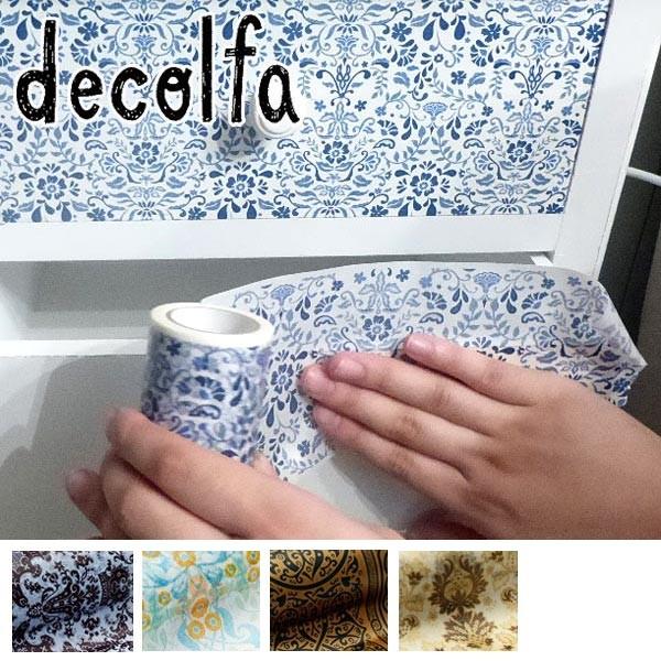 マスキングテープ 幅広 インテリアマスキングテープ decolfa