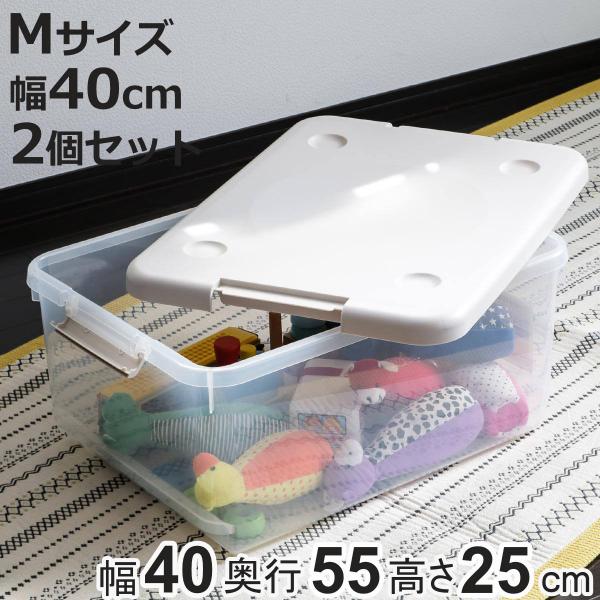 収納ボックス 40m とっても便利箱 フタ付き 2個セット 幅40 奥行55 高さ25cm 収納 ボックス 隙間 プラスチック 収納ケース set お弁当グッズのカラフルボックス 通販 Yahoo ショッピング