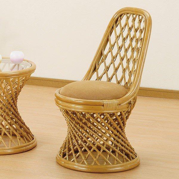 今枝商店 ラタンチェア 籐 座椅子 座面高40cm （ 椅子 イス アジアン