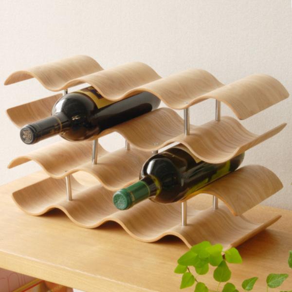 KINTO キントー ワインラック 14本用 ( Plywood Non slip tray KINTO キントー ワインラック 14本用 ( Plywood Non slip tray