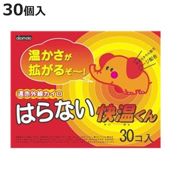 サイズ/約横13×縦9.5cmパッケージ：約幅17.8×奥行13.7×高さ11.8cm内容量/30個入保温効力/40度以上（18時間）最高温度：70度平均温度：54度●「貼らないタイプ」のカイロ（レギュラー）30個入りです。●温かさが広範囲...